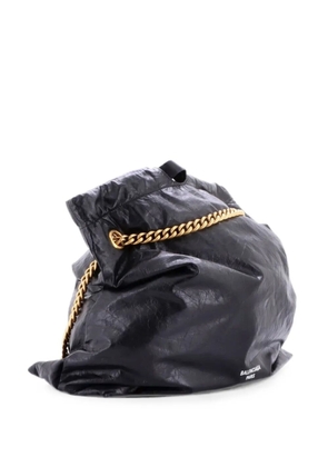 Balenciaga Pre-Owned Crush Chain Leather Medium tote bag - Black