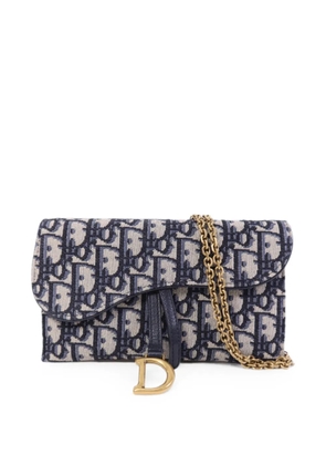Christian Dior Pre-Owned Dior Oblique chain shoulder bag - Blue