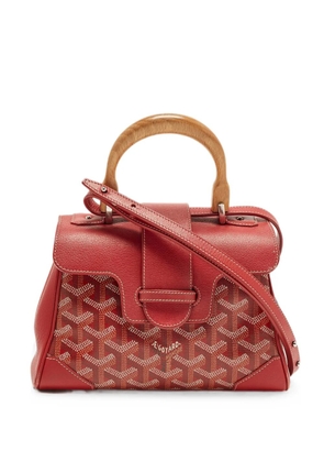 Goyard Pre-Owned 2019 Saigon Mini Goyardine tote bag - Red