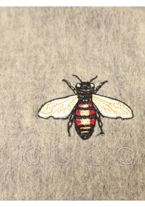 Gucci Pre-Owned GG Bee scarf - Grey