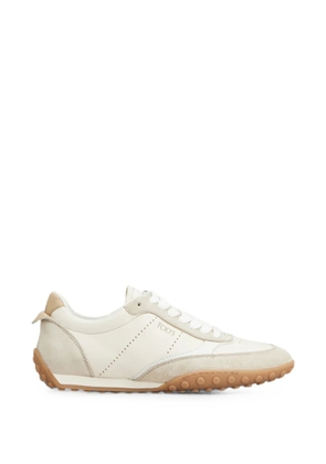 Tod's panelled lace-up sneakers - Neutrals