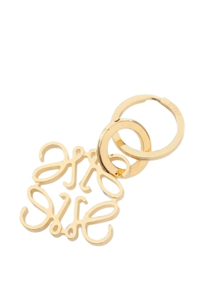 Loewe Pre-Owned Anagram keyring - Gold