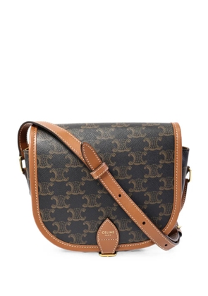 Celine Pre-Owned Triomphe Folco shoulder bag - Black