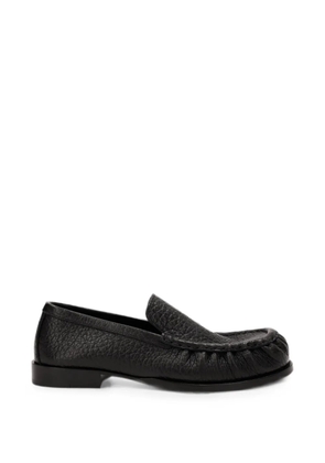 DRIES VAN NOTEN leather loafers - Black