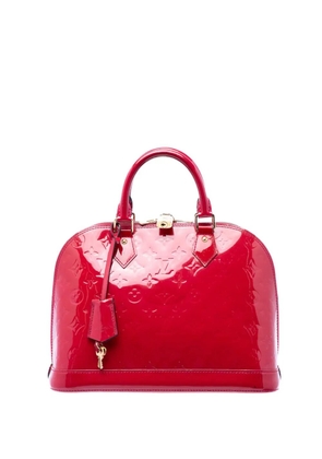Louis Vuitton Pre-Owned 2012 Monogram Vernis Alma PM handbag - Red