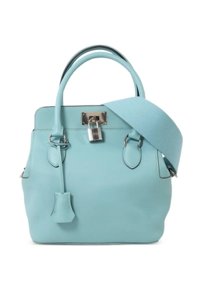 Hermès Pre-Owned 20 Tool Box Swift leather tote bag - Blue