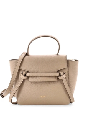 Celine Pre-Owned Belt Bag Textured Leather Pico shoulder bag - Neutrals