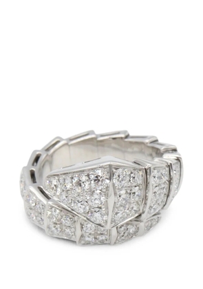 Bvlgari Pre-Owned 2010s Serpenti diamond ring - Silver