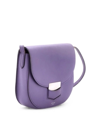 Celine Pre-Owned Trotteur Grainy Leather Small crossbody bag - Purple
