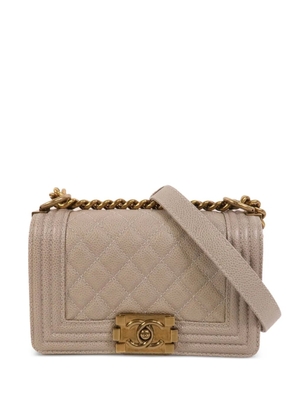 CHANEL Pre-Owned Boy CC chain cross body bag - Grey
