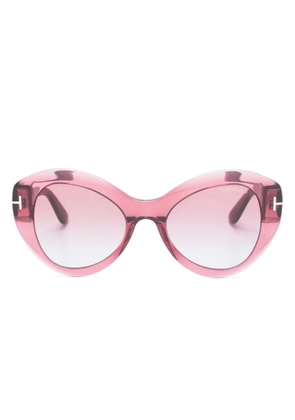 TOM FORD Eyewear Guinevere butterfly-frame sunglasses - Pink