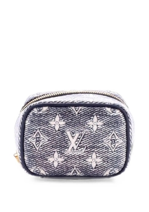 Louis Vuitton Pre-Owned Vanity Case Monoglam Jacquard Canvas Micro satchel - Blue