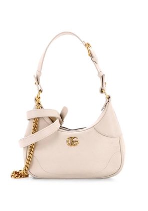 Gucci Pre-Owned Aphrodite Zip Shoulder Bag Leather Small hobo bag - Neutrals