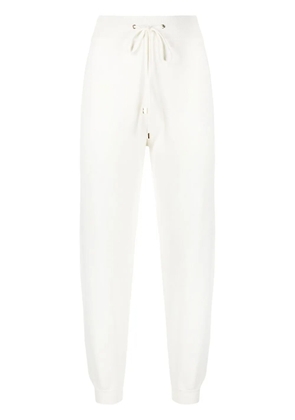 Elisabetta Franchi embroidered logo track pants - White