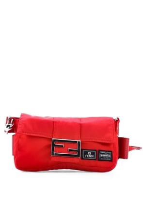 Fendi Pre-Owned Porter Baguette Bag Nylon Mini belt bag - Red