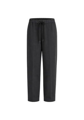 MM6 Maison Margiela drawstring tailored trousers - Black