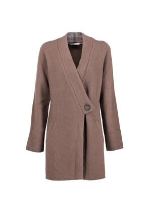 Falconeri shawl-lapel coat - Brown