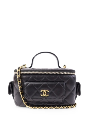 CHANEL Pre-Owned CC vanity case tote bag - Black