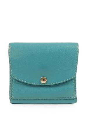 Hermès Pre-Owned 2007 grained-leather tri-fold wallet - Blue