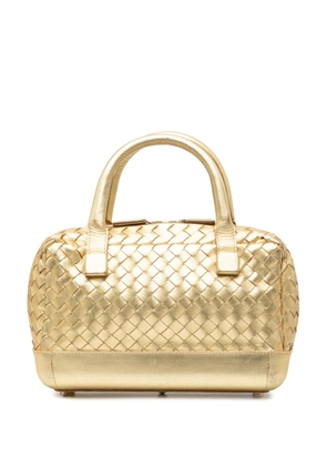 Bottega Veneta Pre-Owned 20th Century Metallic Nappa Intrecciato handbag - Gold