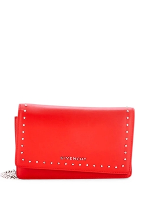 Givenchy Pre-Owned Pandora Chain Wallet Studded Leather crossbody bag - Red