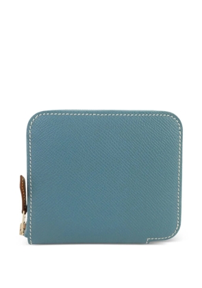 Hermès Pre-Owned Silk In Epsom wallet - Blue