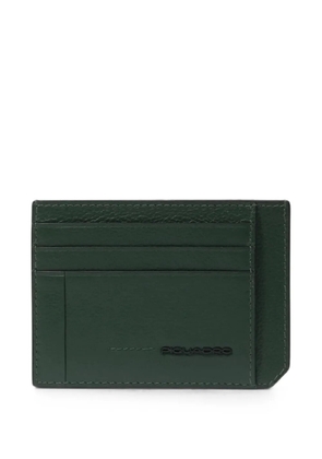 PIQUADRO leather card holder - Green