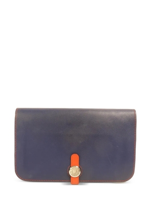 Hermès Pre-Owned 2014 GM Dogon wallet - Blue