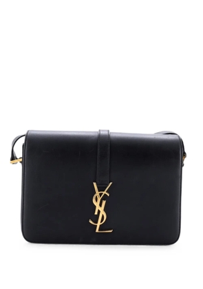 Saint Laurent Pre-Owned Classic Monogram Universite Bag Leather Medium crossbody bag - Black