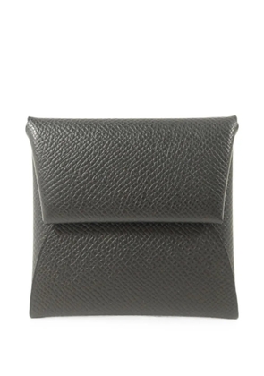 Hermès Pre-Owned 2022 Bastia leather wallet - Grey
