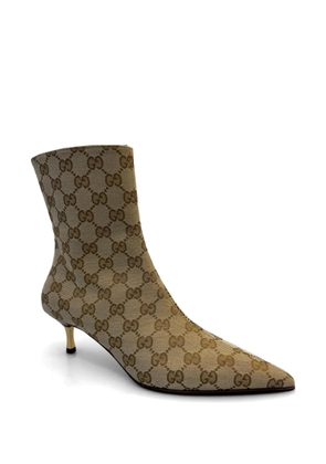 Gucci monogram pattern pumps - Neutrals