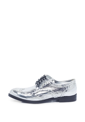 Dolce & Gabbana Pre-Owned metallic-effect shoes - Silver