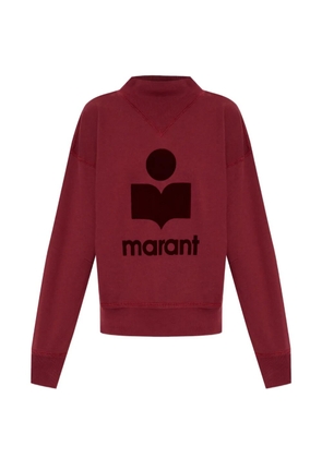 MARANT ÉTOILE Moby logo-print sweatshirt - Red