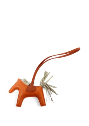 Hermès Pre-Owned Rodeo PM horse bag charm - Orange