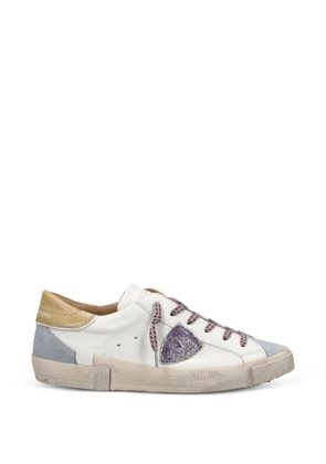 Philippe Model Paris PRSX panelled leather sneakers - White