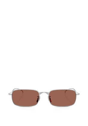Oliver Peoples TK-14 rectangle-frame sunglasses - Silver