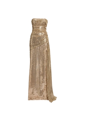 Elie Saab sequin-embellished maxi dress - Gold