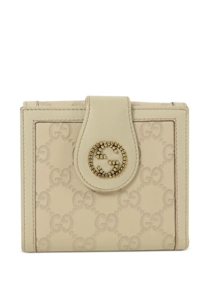 Gucci Pre-Owned GG Guccissima leather wallet - Neutrals
