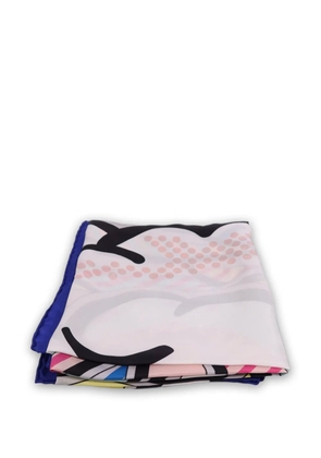 Hermès Pre-Owned Pégase Pop silk scarf - White