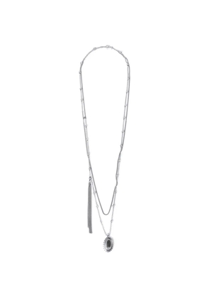 Ann Demeulemeester Wad beaded necklace - Silver