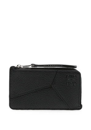 LOEWE Puzzle leather card holder - Black