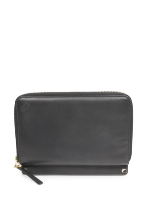 Balenciaga Pre-Owned round zip-around wallet - Black