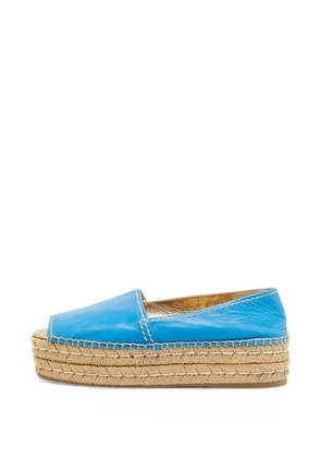 Prada Pre-Owned platform espadrilles - Blue