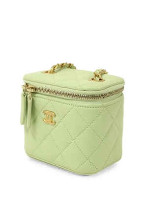 CHANEL Pre-Owned interlocking-CC shoulder bag - Green