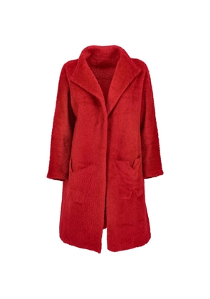 Vintage textured-finish coat