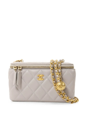 CHANEL Pre-Owned CC quilted shoulder bag - Grey