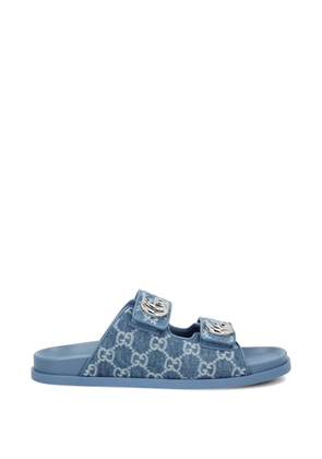 Gucci Double G strap sandals - Blue