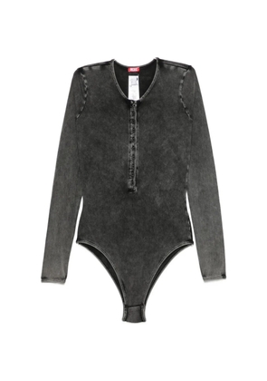 Diesel Fresya acid-wash button-front bodysuit - Black