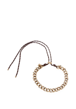 Weekend Max Mara Wkaomelia faux-pearl chain-link choker necklace - Gold
