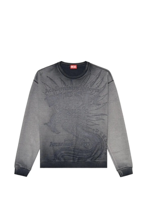 Diesel dévoré-effect sweatshirt - Grey